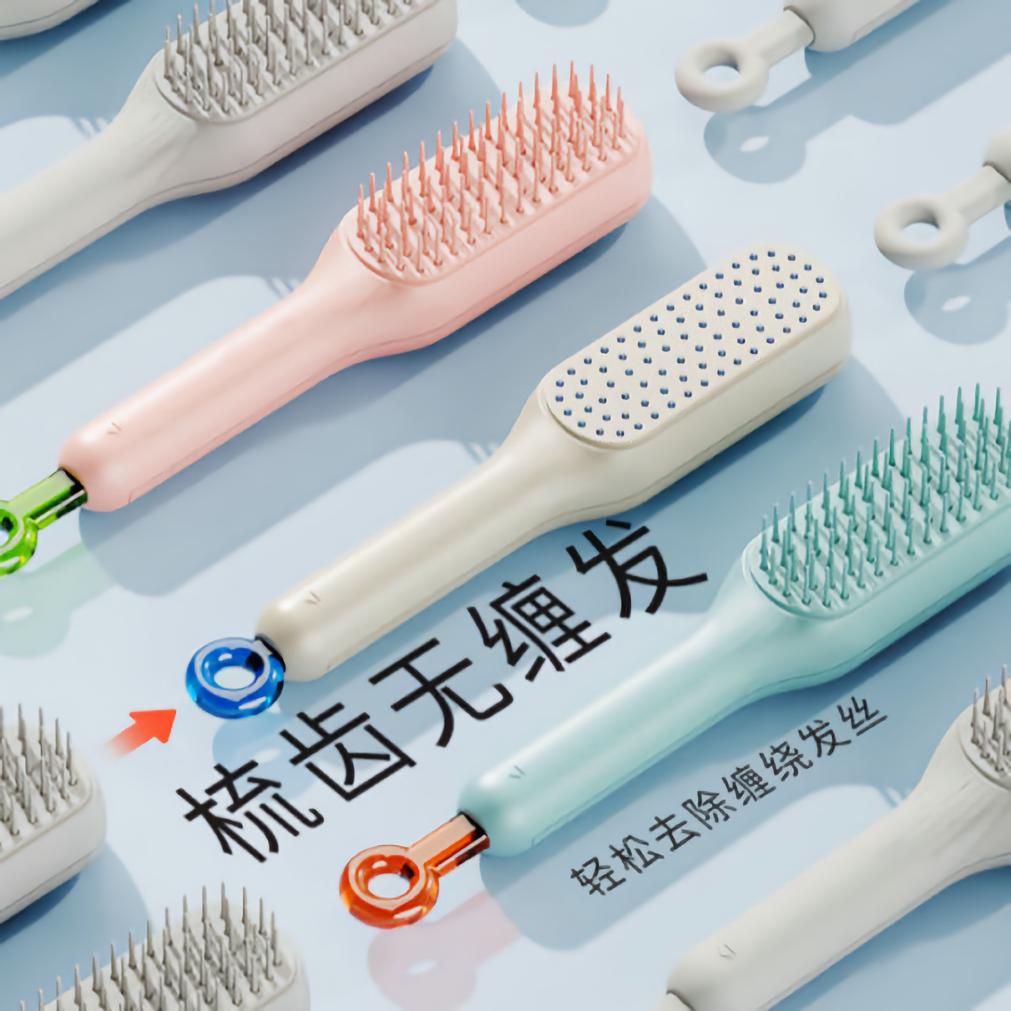 Self Cleaning Hair Brush