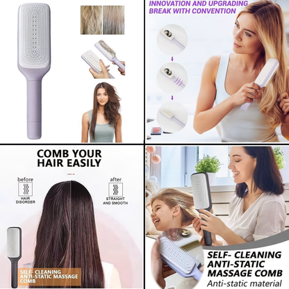 Self Cleaning Hair Brush