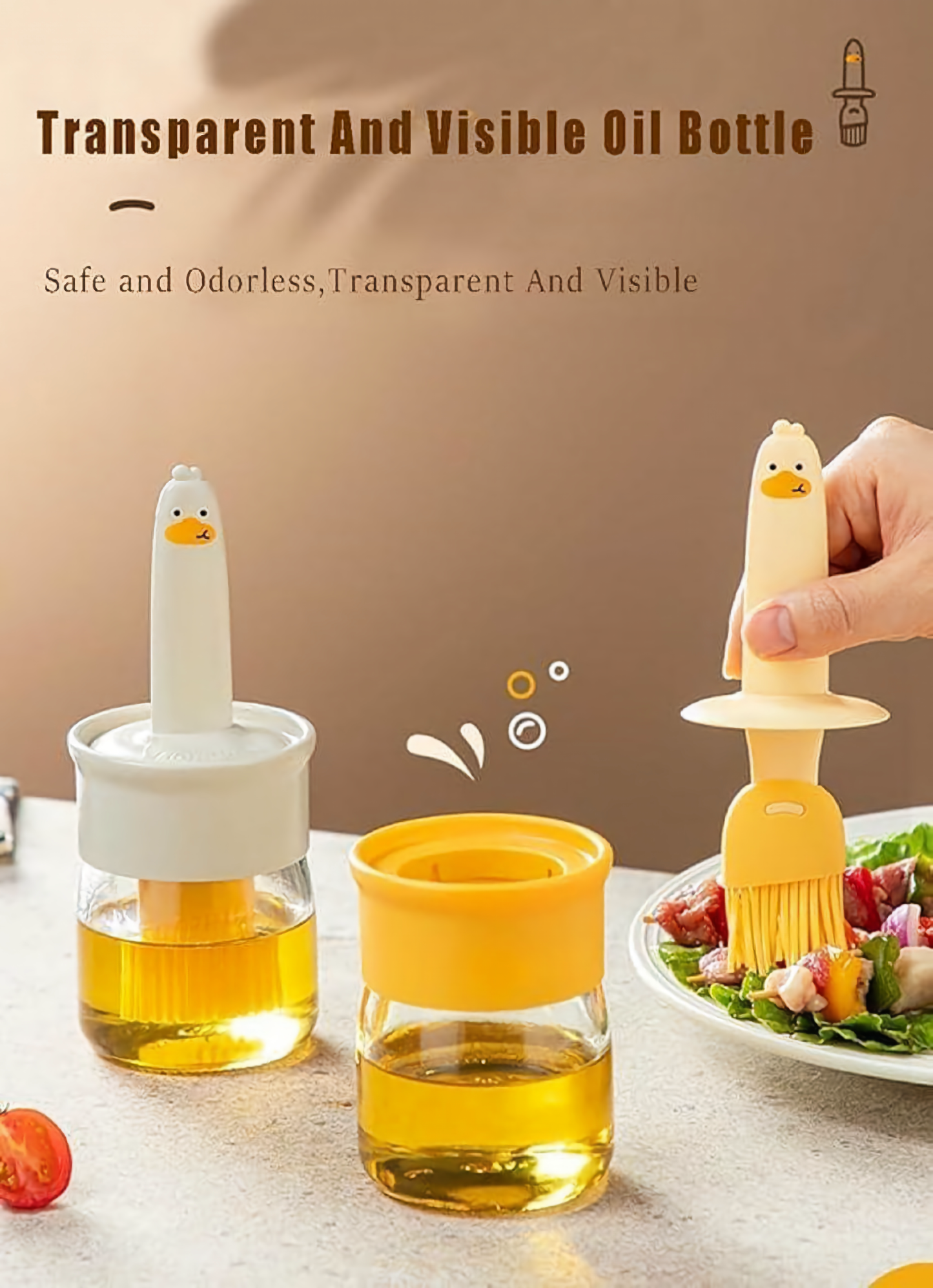 2 in 1 Olive Oil Measuring Dispenser Bottle