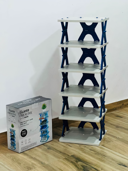 Foldable Multi Layer Shoe Rack